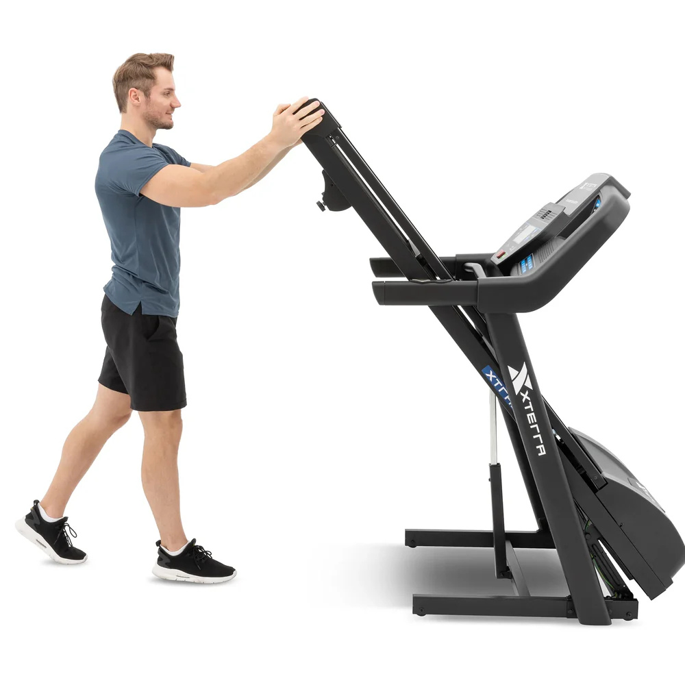 Electric Walking Desk Exercise Treadmill, Blue and Black, 350 Lb